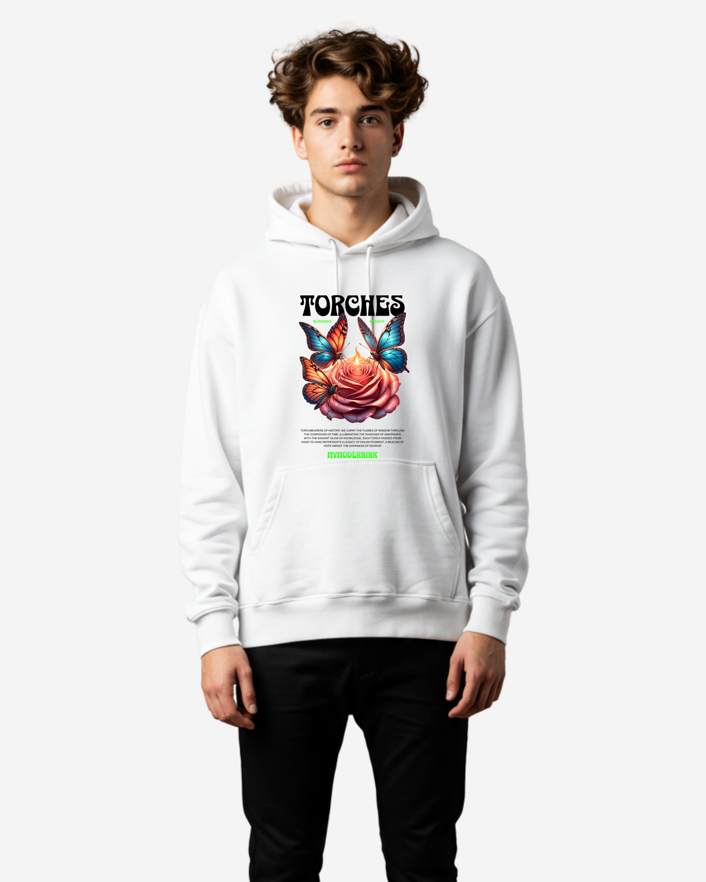 Torches Streetwear Men's Oversized Hoodie