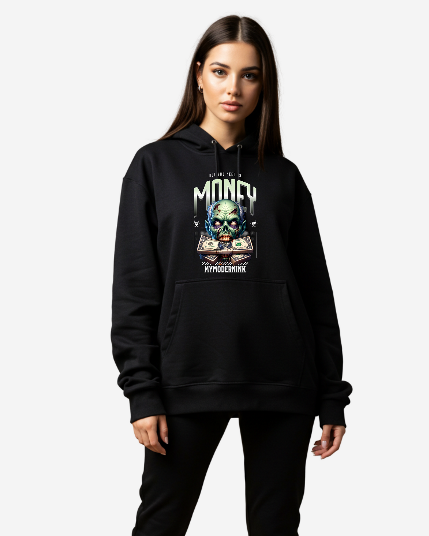 Money Zombie Women's Oversized Hoodie