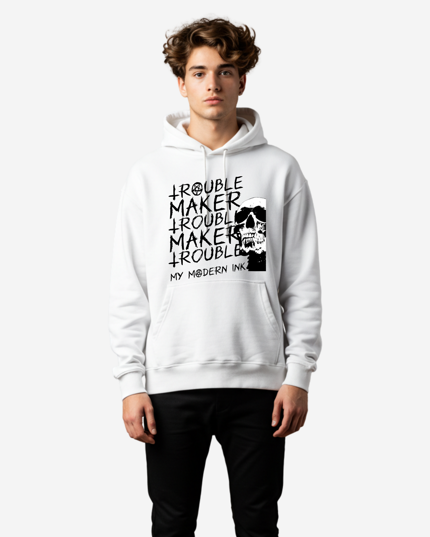 Trouble Maker Men's Oversized Hoodie