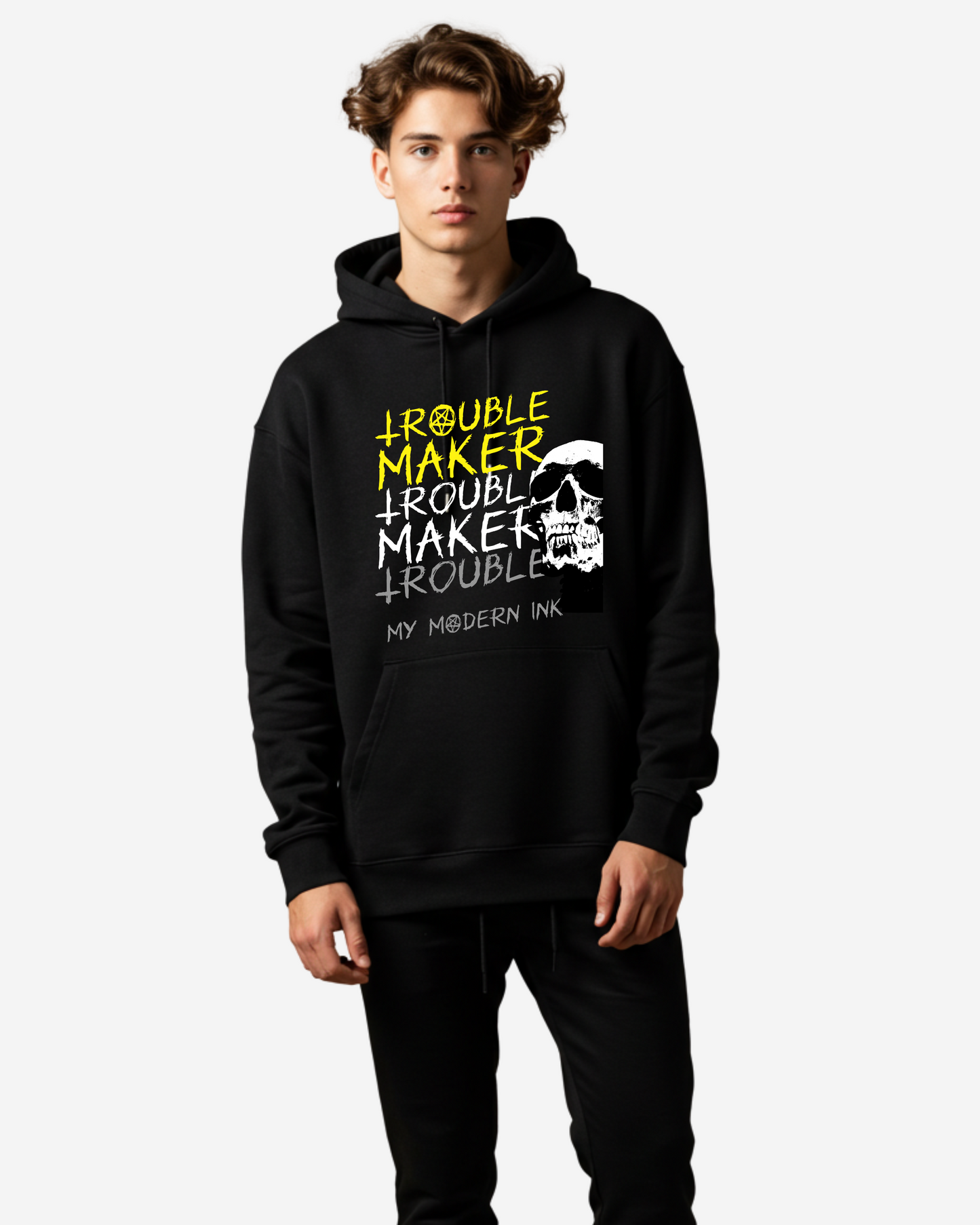 Trouble Maker Men's Oversized Hoodie