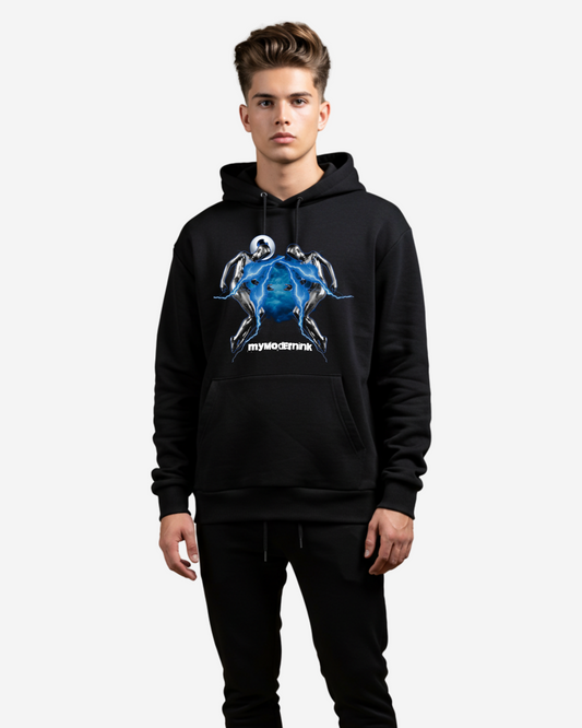 Abstract Streetwear Graphic Men's Oversized Hoodie