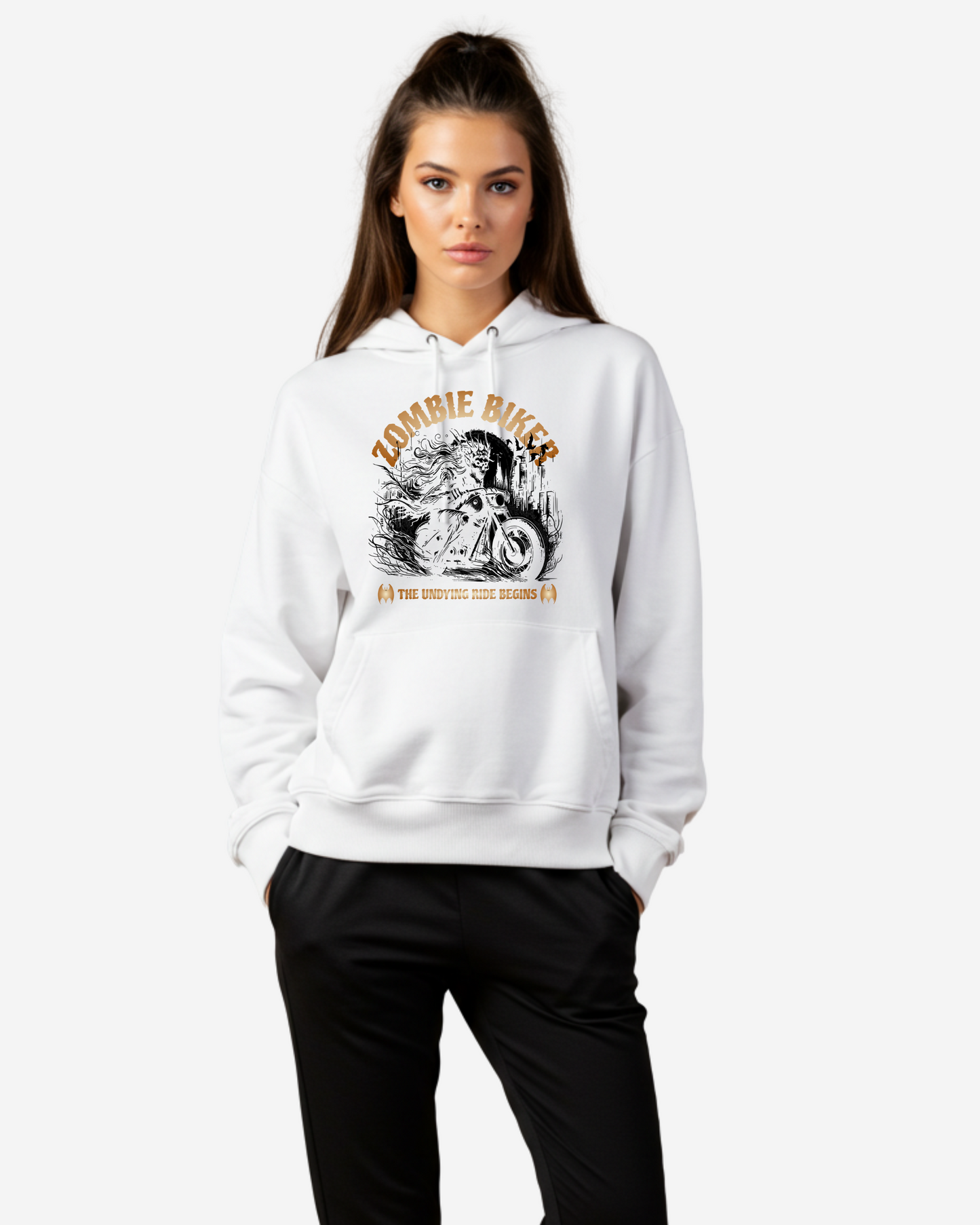 Zombie Biker Women's Oversized Hoodie