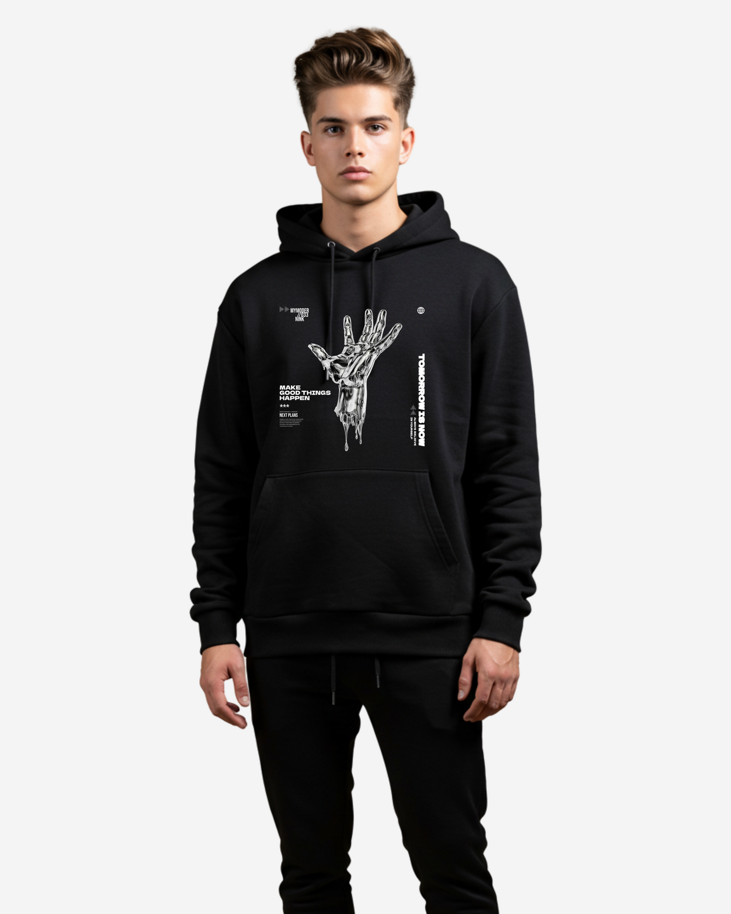 Tomorrow is Now Men's Oversized Hoodie
