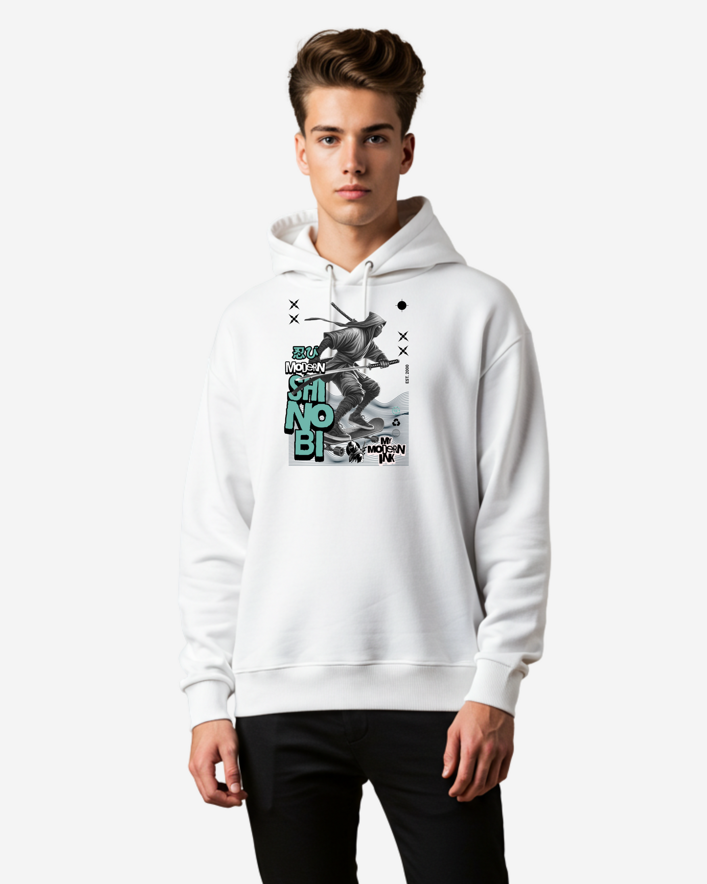 Modern Shinobi Men's Oversized Hoodie