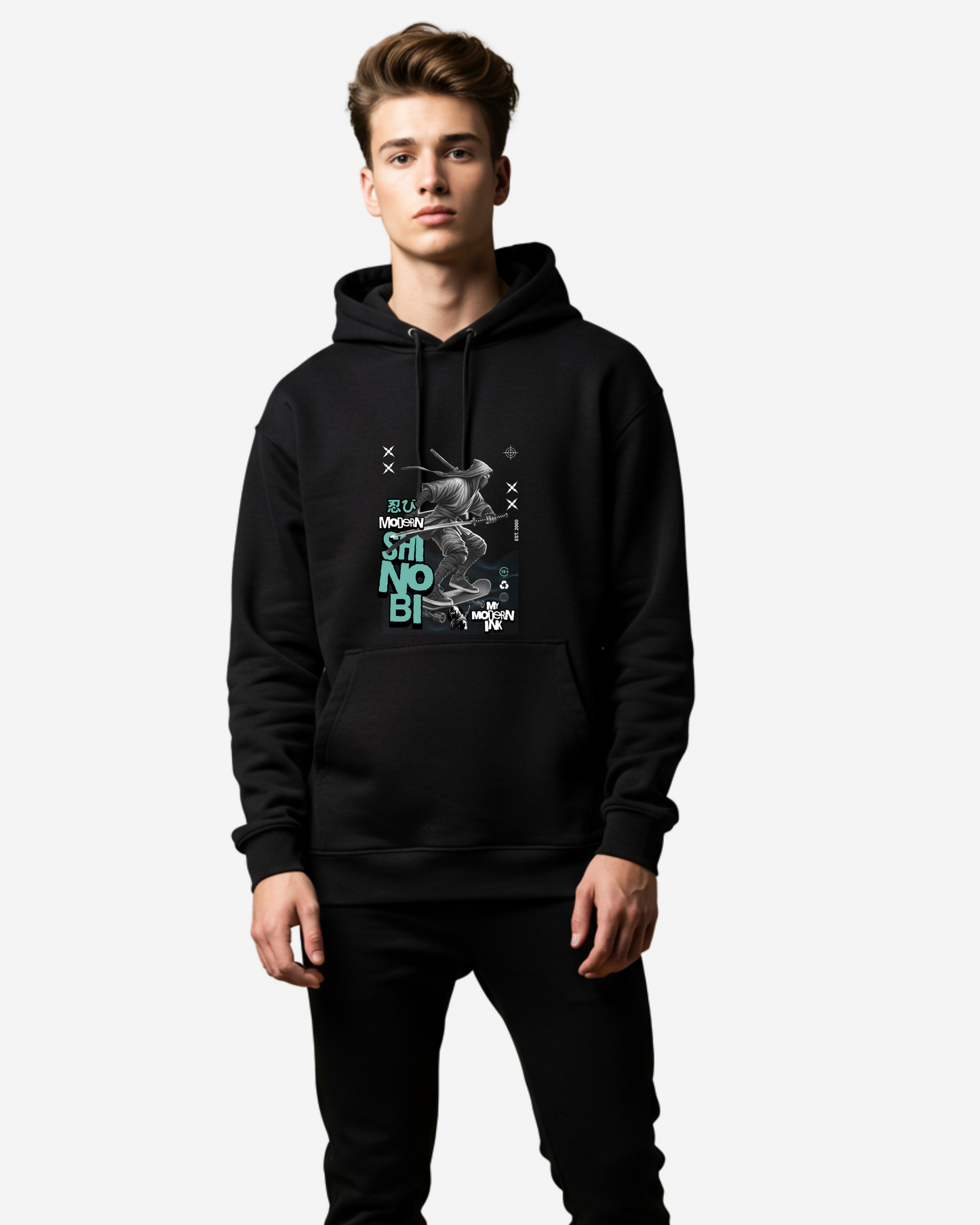 Modern Shinobi Men's Oversized Hoodie