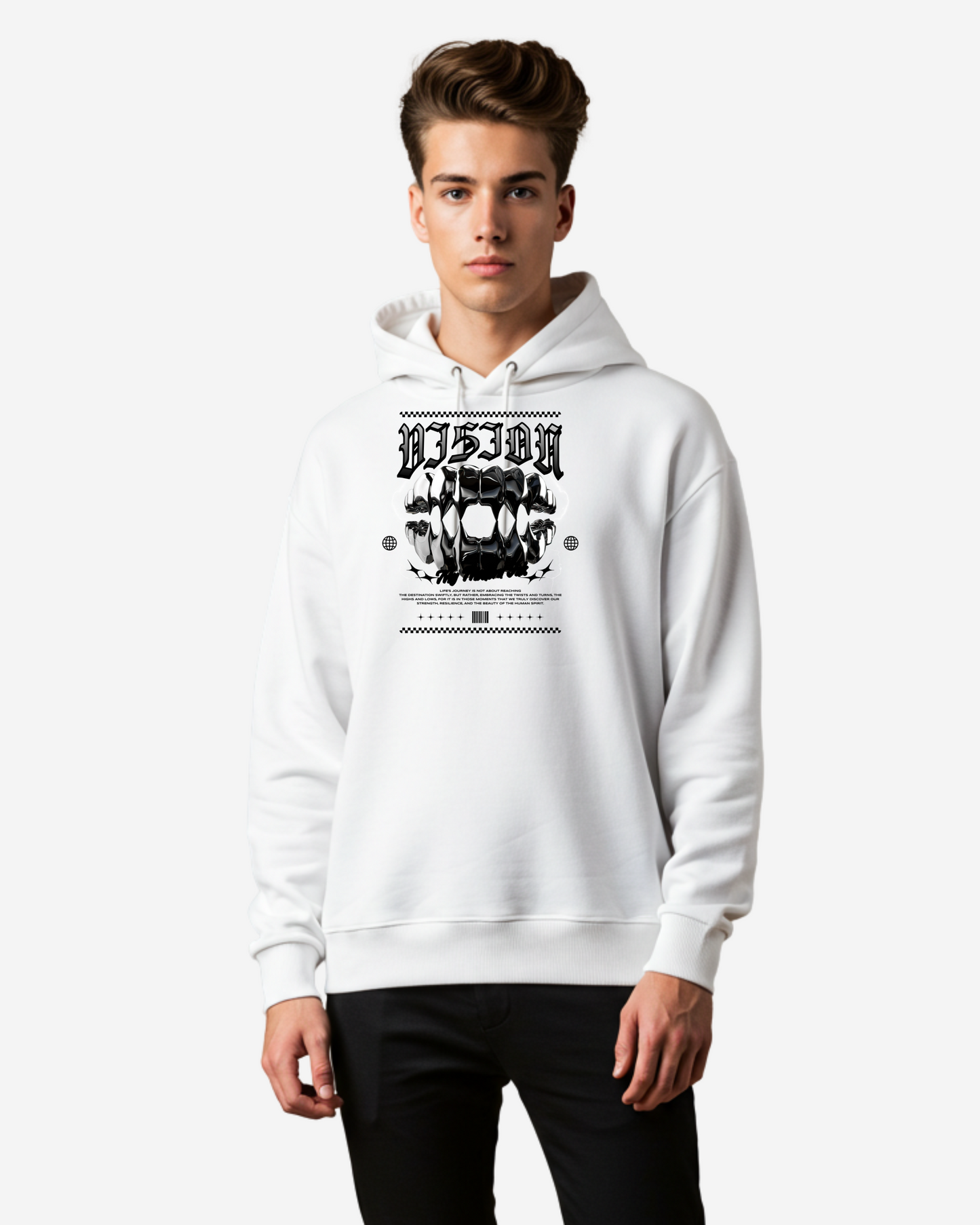 Vision 2 Men's Oversized Hoodie