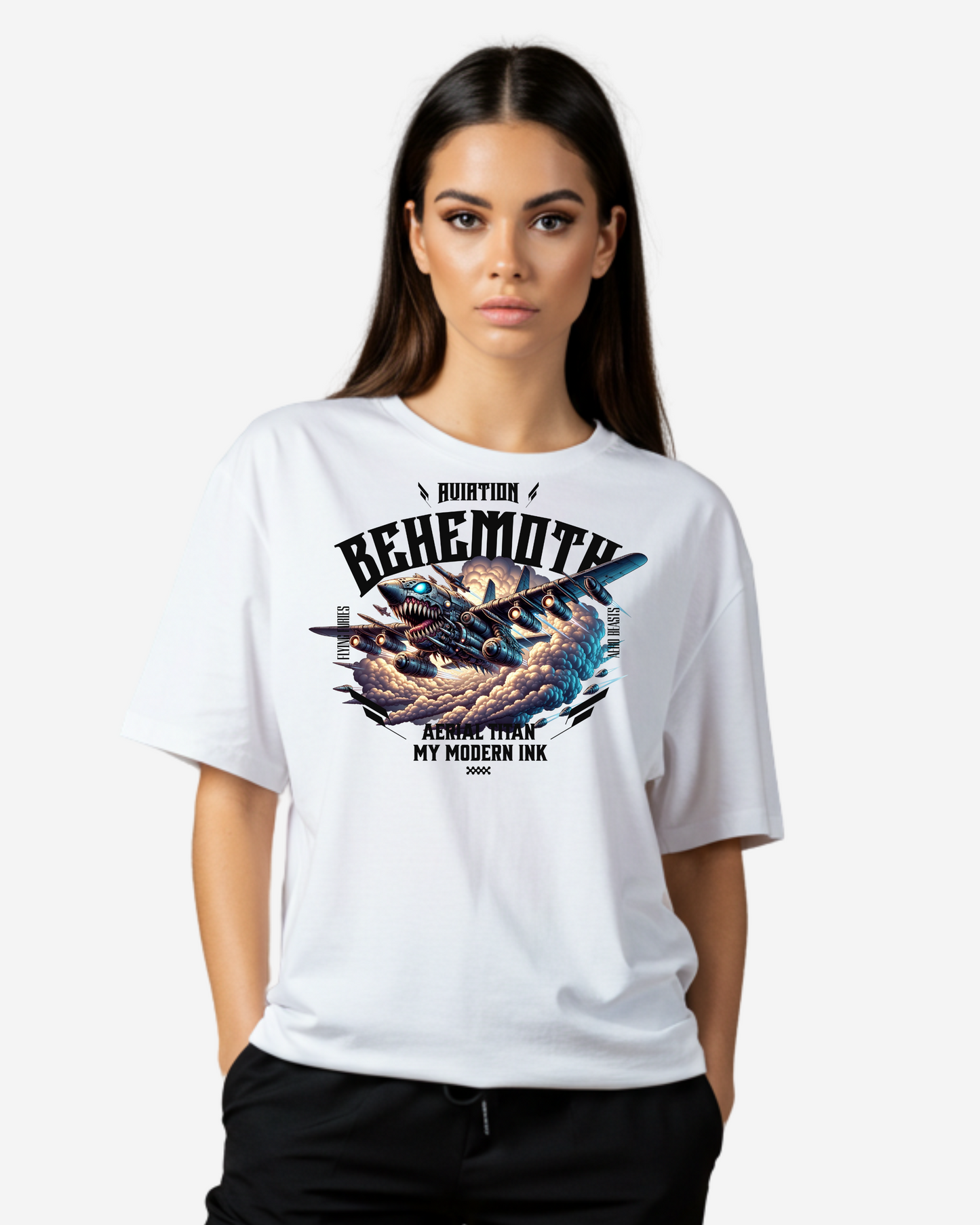 Aerial Titan Women's Oversized T-Shirt
