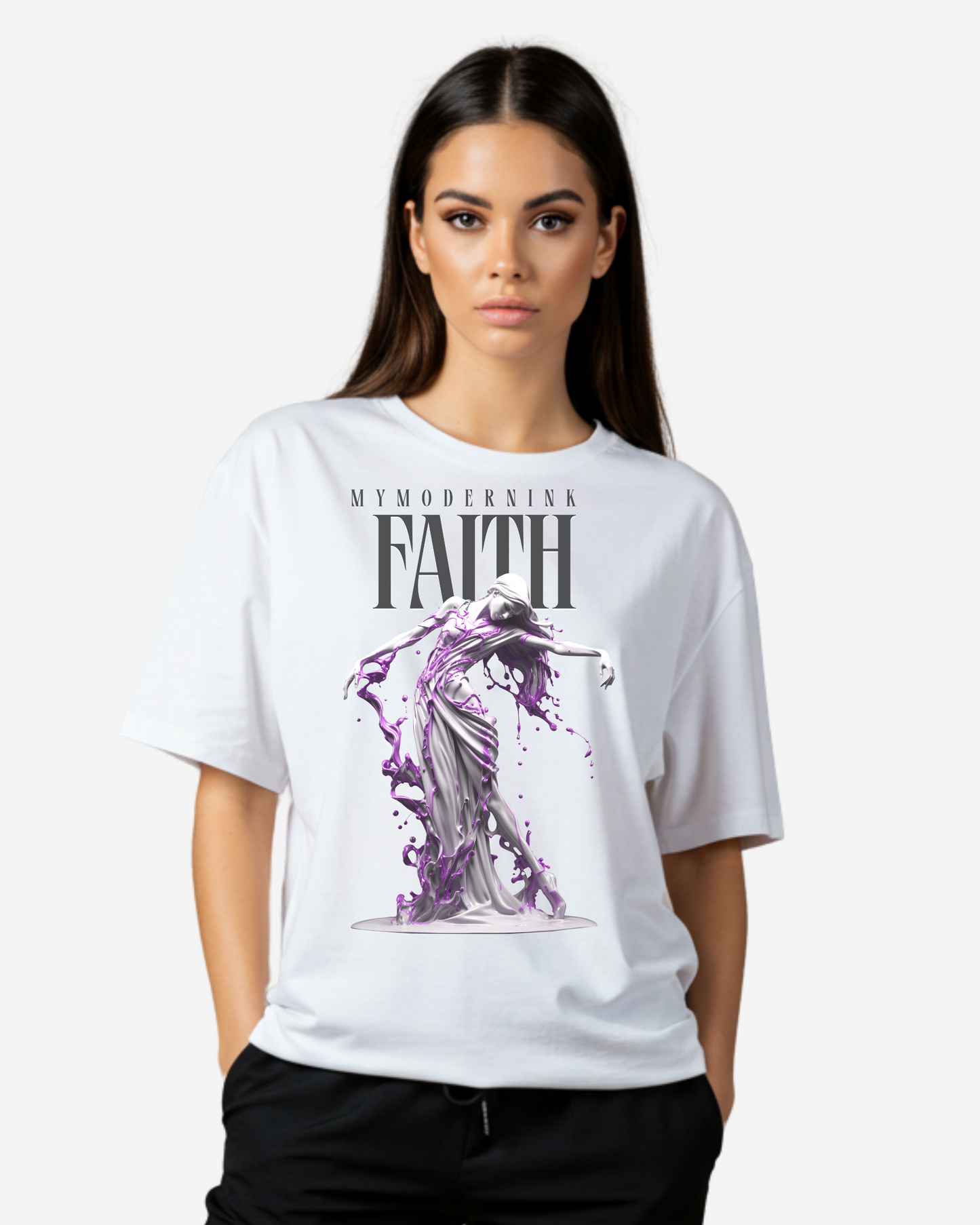Faith Women's Oversized T-Shirt