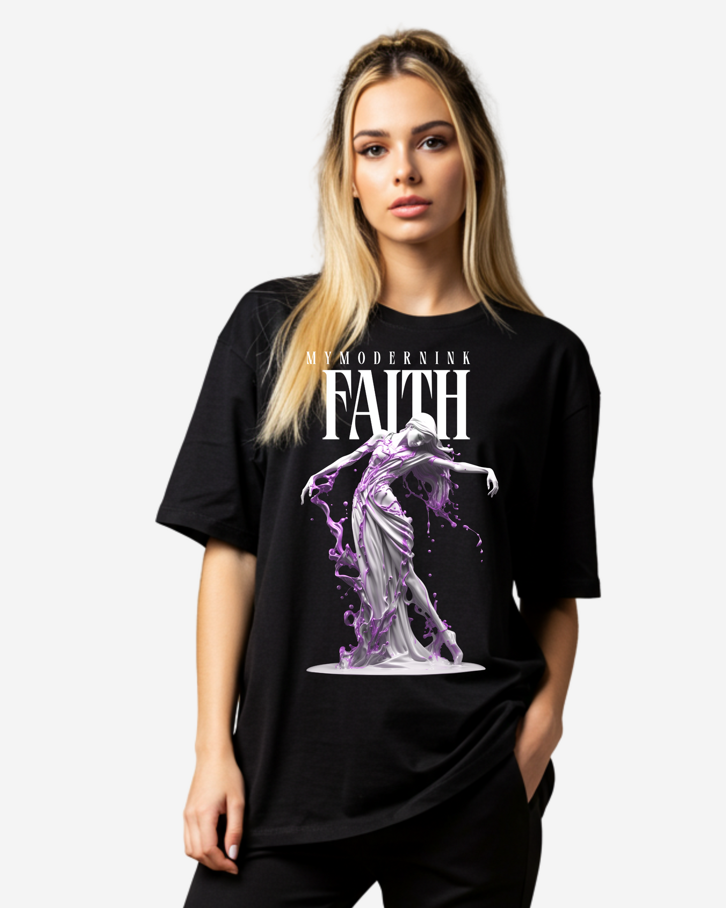 Faith Women's Oversized T-Shirt