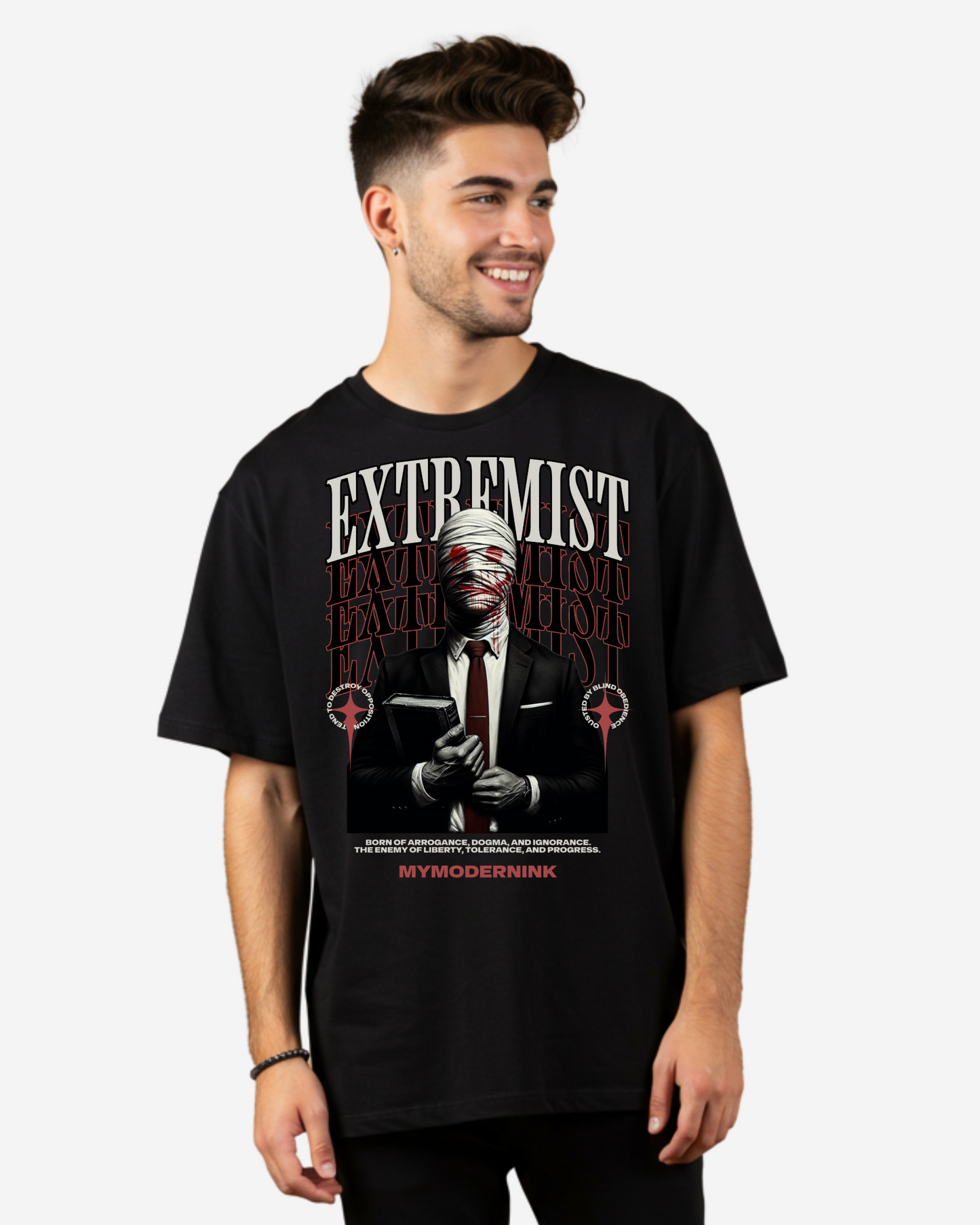 Extremist Men's Oversized T-Shirt