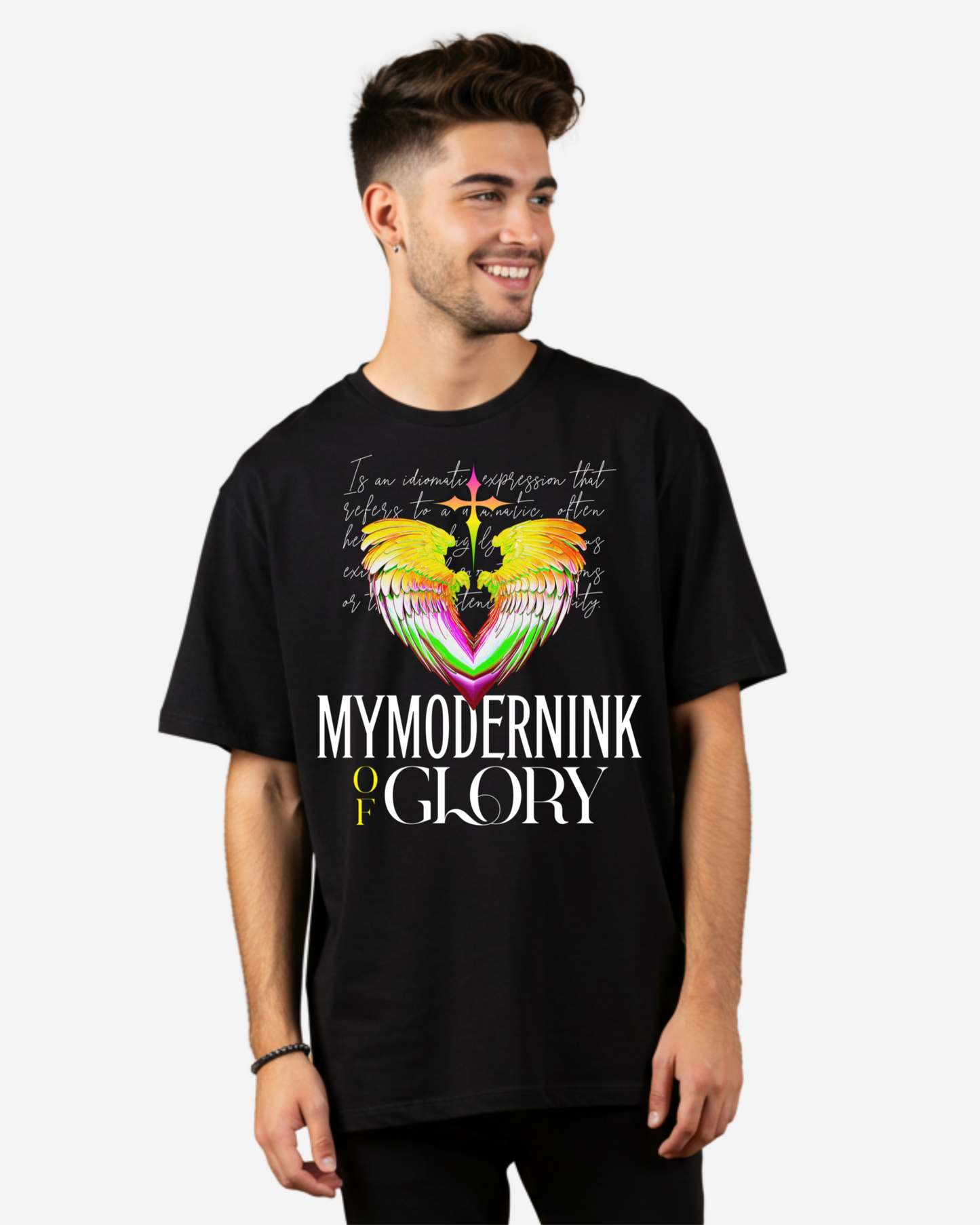 Mymodernink of Glory Men's Oversized T-Shirt