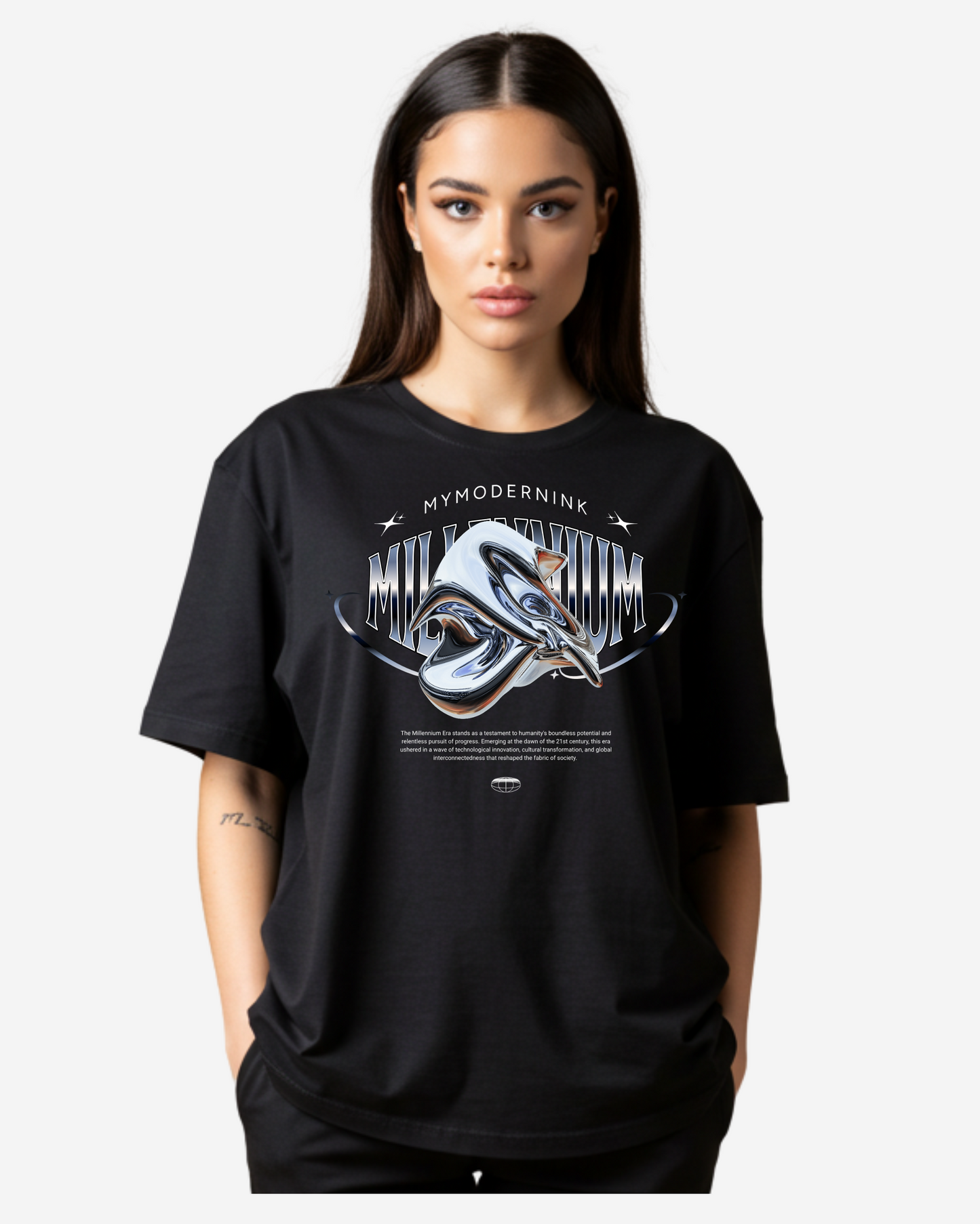 Millennium Era Women's Oversized T-Shirt