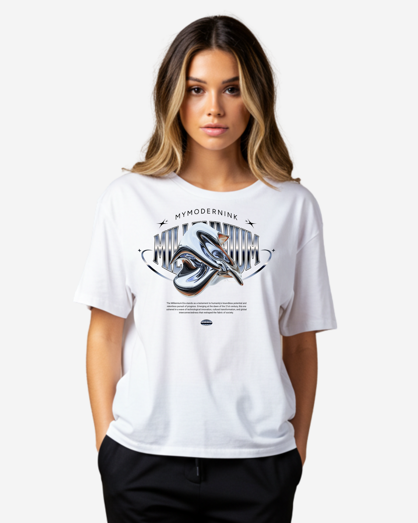 Millennium Era Women's Oversized T-Shirt