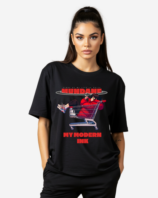 Anime Graphic Women's Oversized T-Shirt