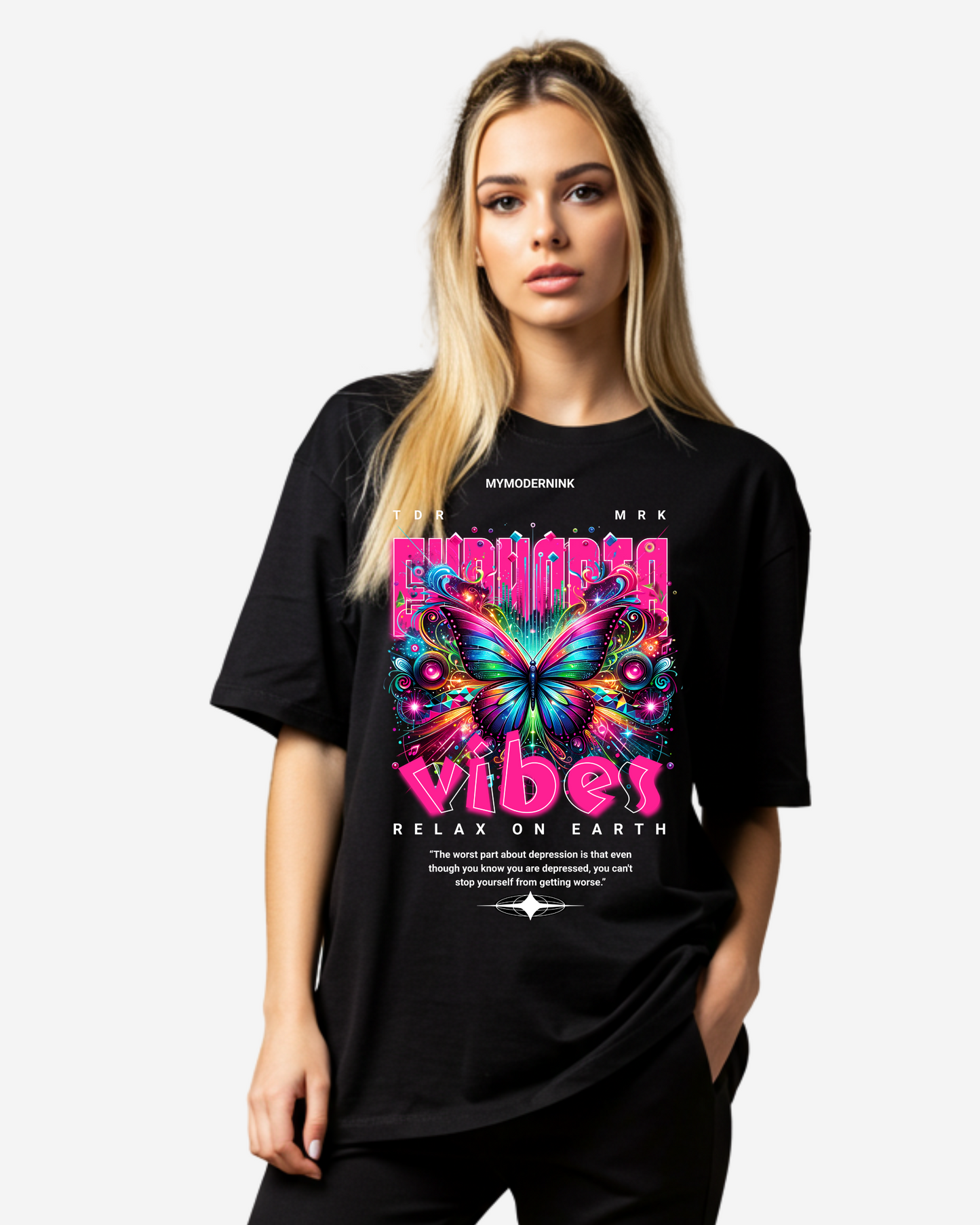 Euphoria Vibes Women's Oversized T-Shirt