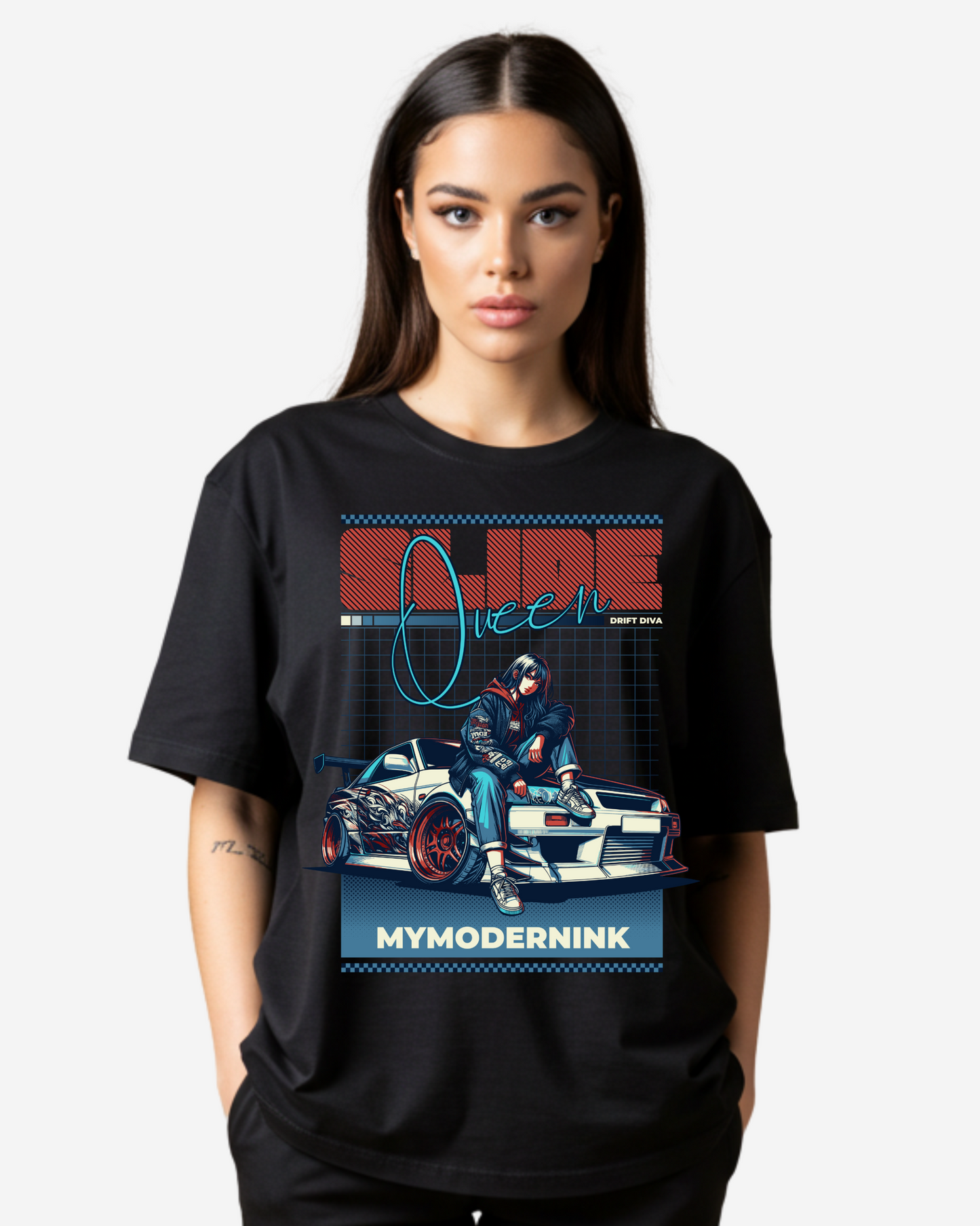 Slide Queen Women's Oversized T-Shirt
