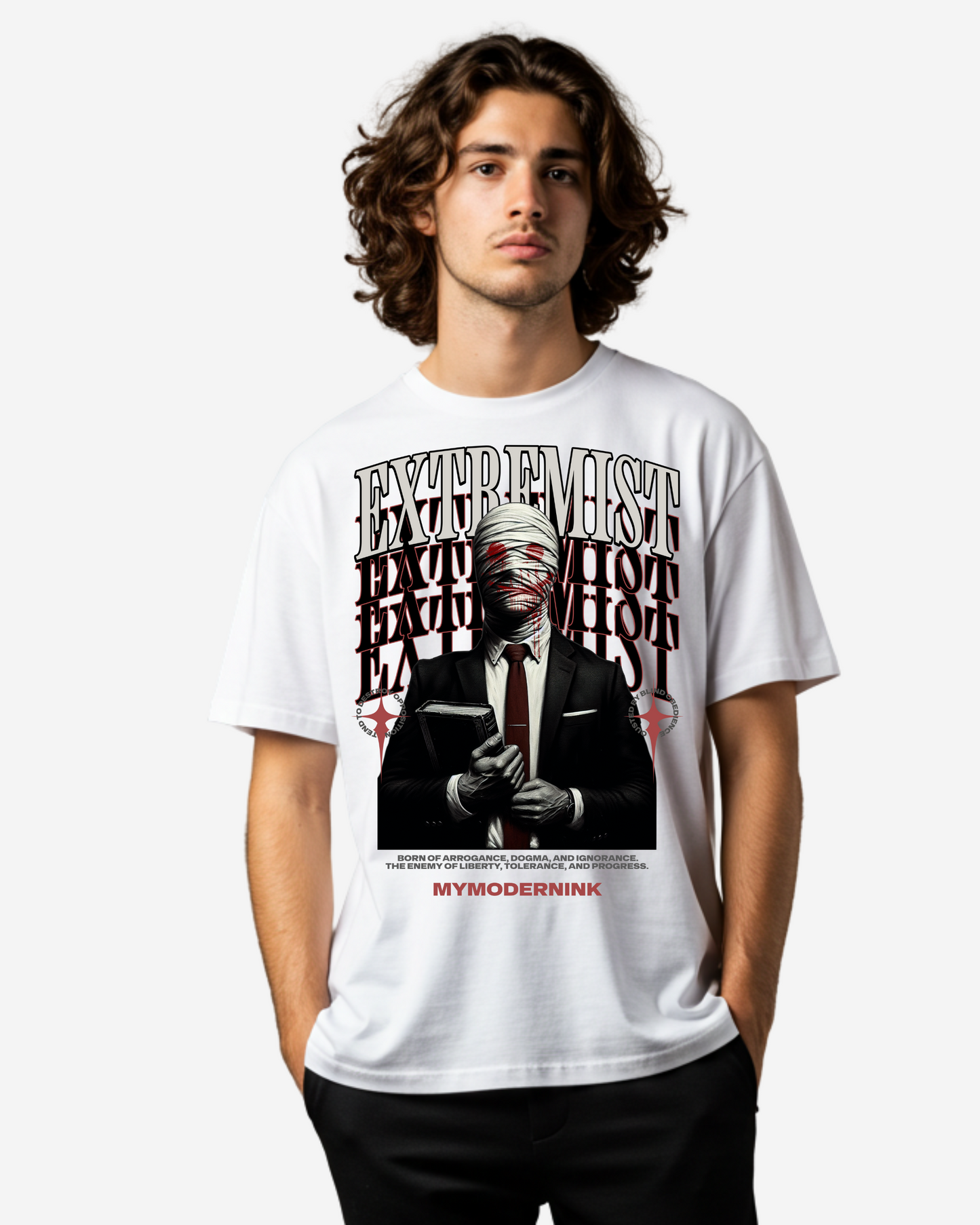 Extremist Men's Oversized T-Shirt