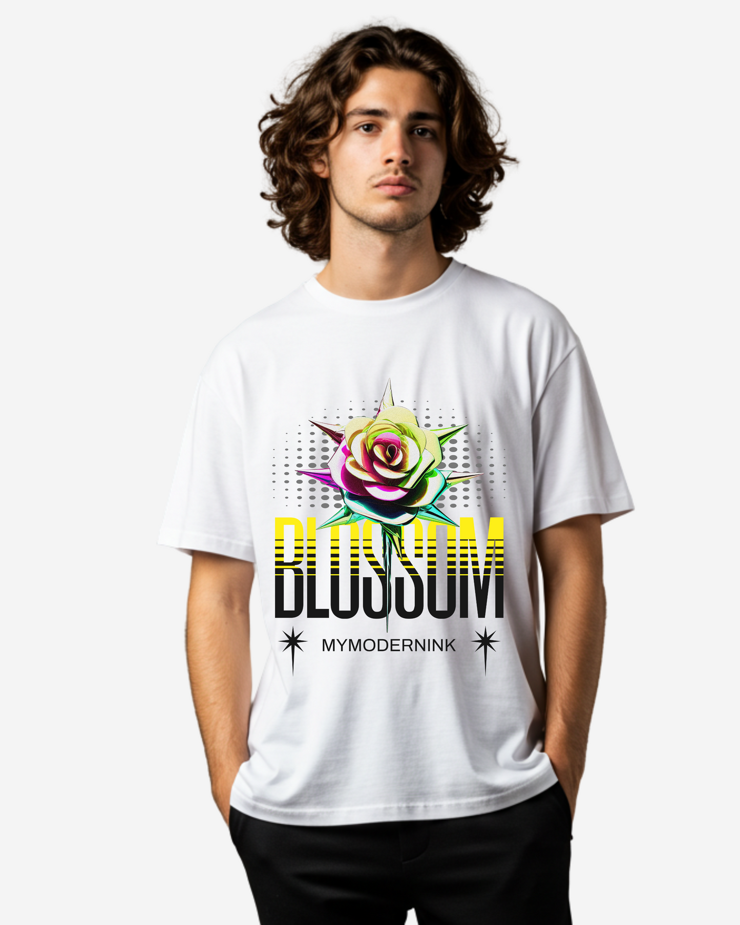 Blossom Men's Oversized T-Shirt