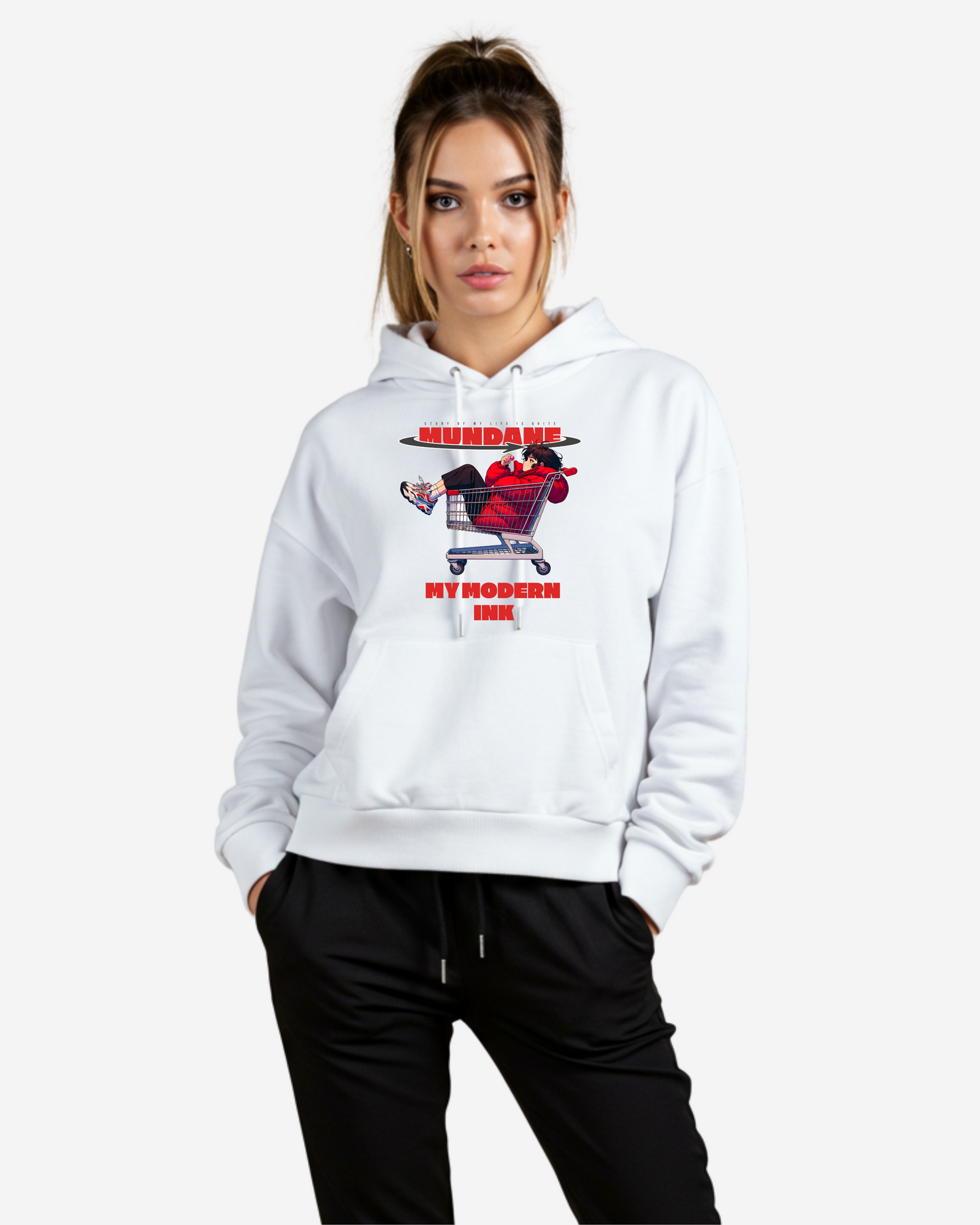 Anime Graphic Women's Oversized Hoodie