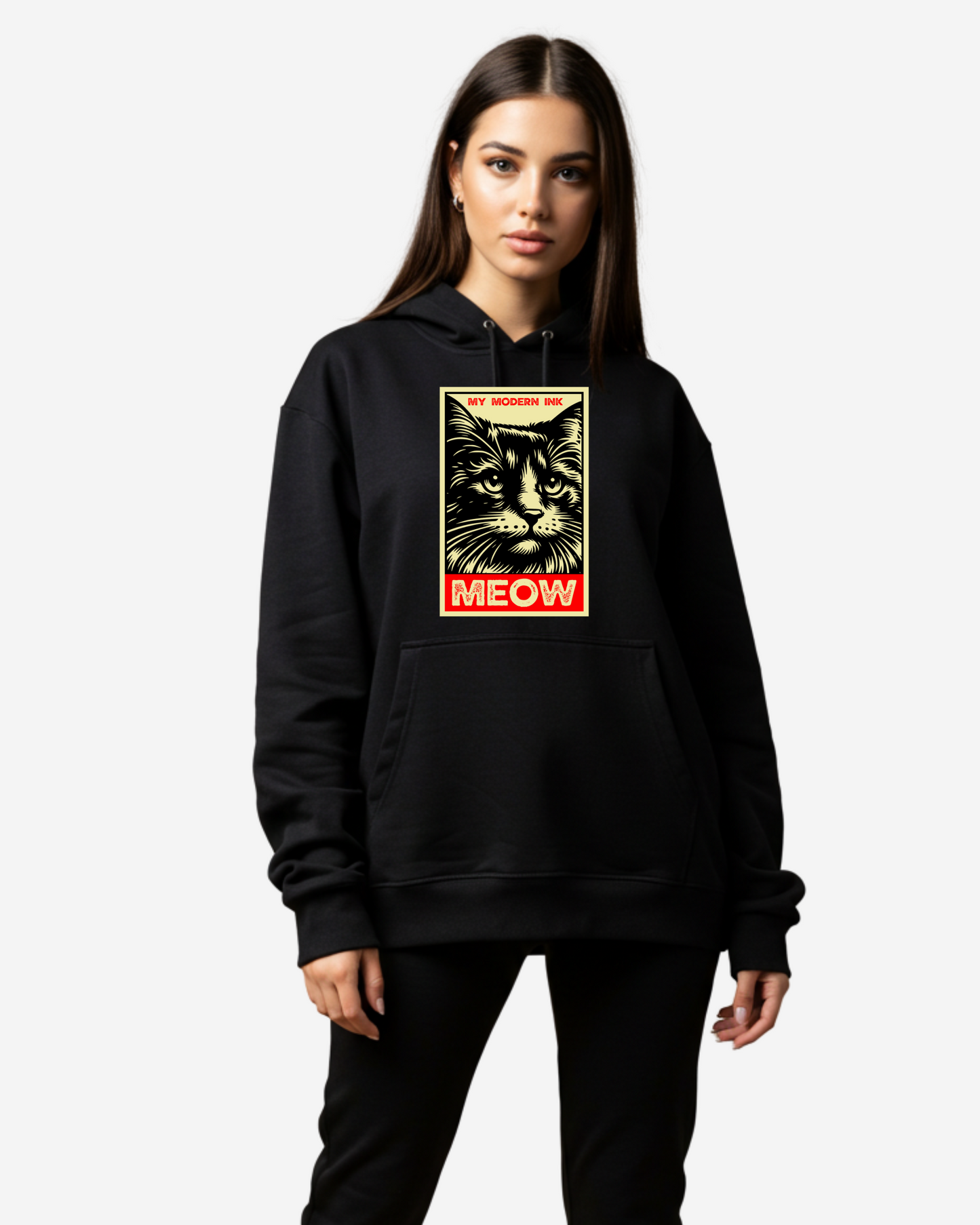 Cat Meow Women's Oversized Hoodie