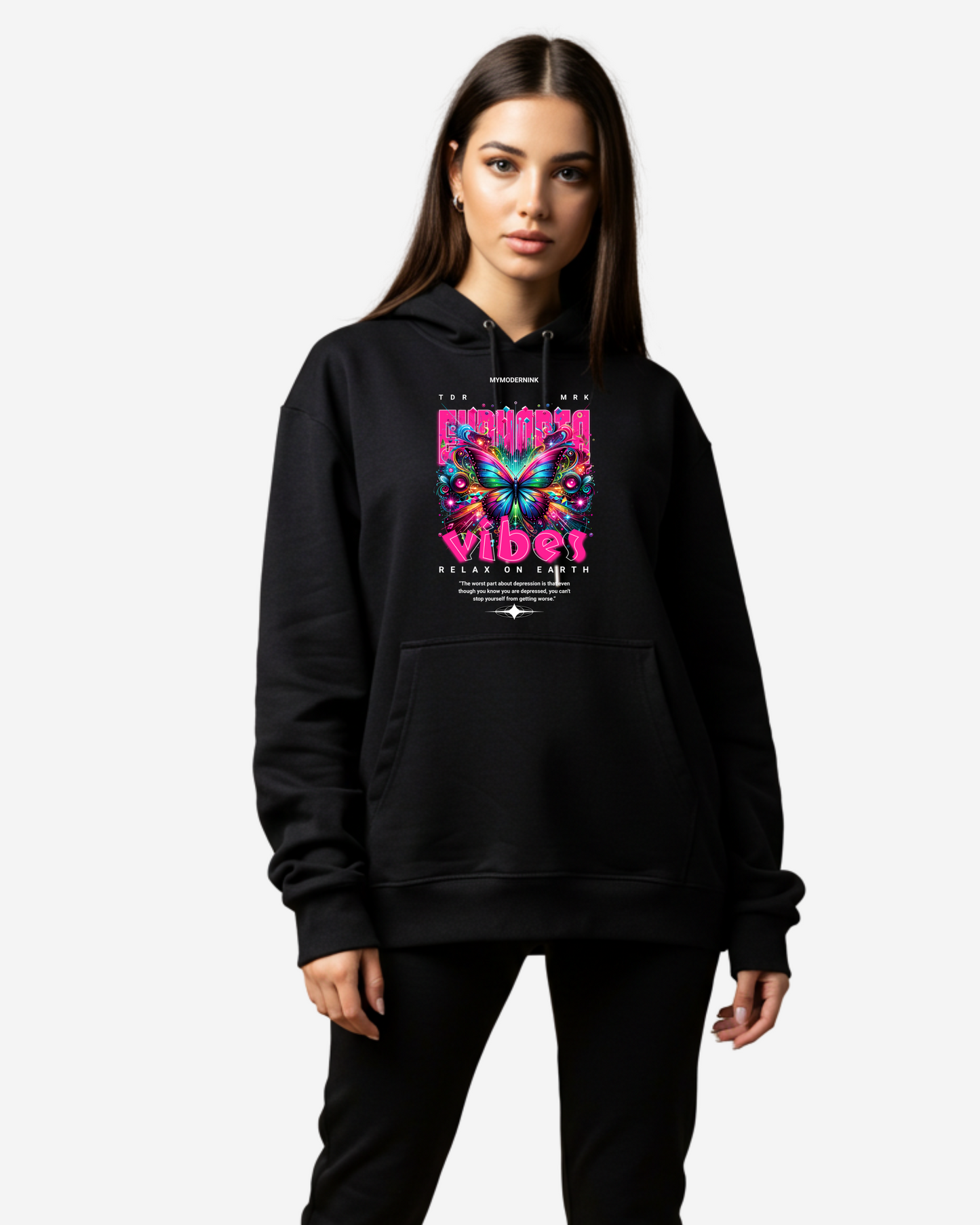 Euphoria Vibes Women's Oversized Hoodie
