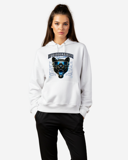 Panther Graphic Women's Oversized Hoodie