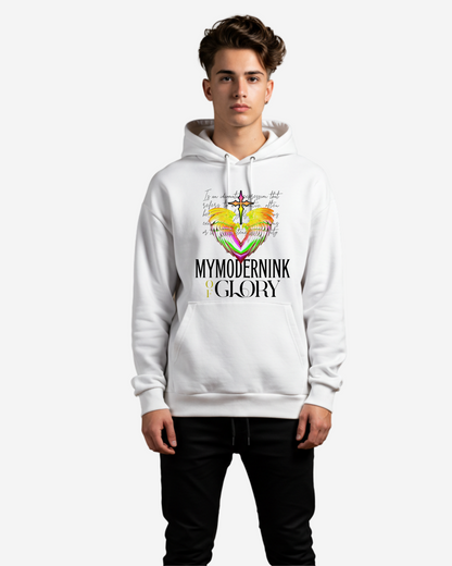 Mymodernink of Glory Men's Oversized Hoodie