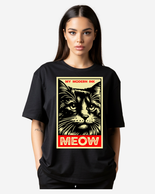 Cat Meow Women's Oversized T-Shirt