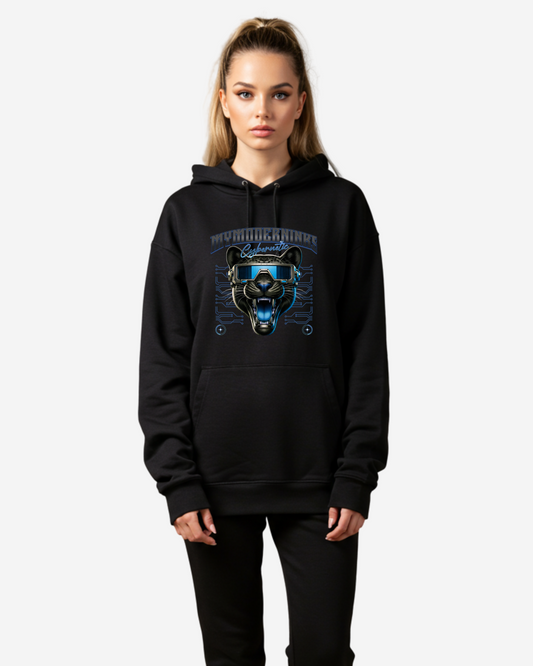 Panther Graphic Women's Oversized Hoodie