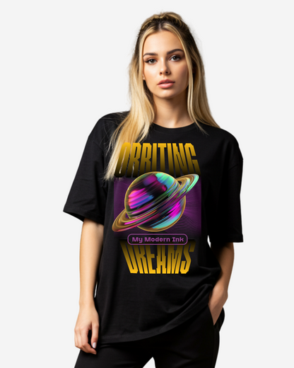 Orbiting Dreams Women's Oversized T-Shirt