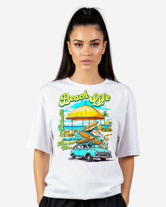 Beach Life Women's Oversized T-Shirt