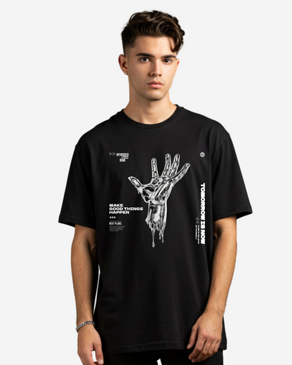Tomorrow is Now Men's Oversized T-Shirt
