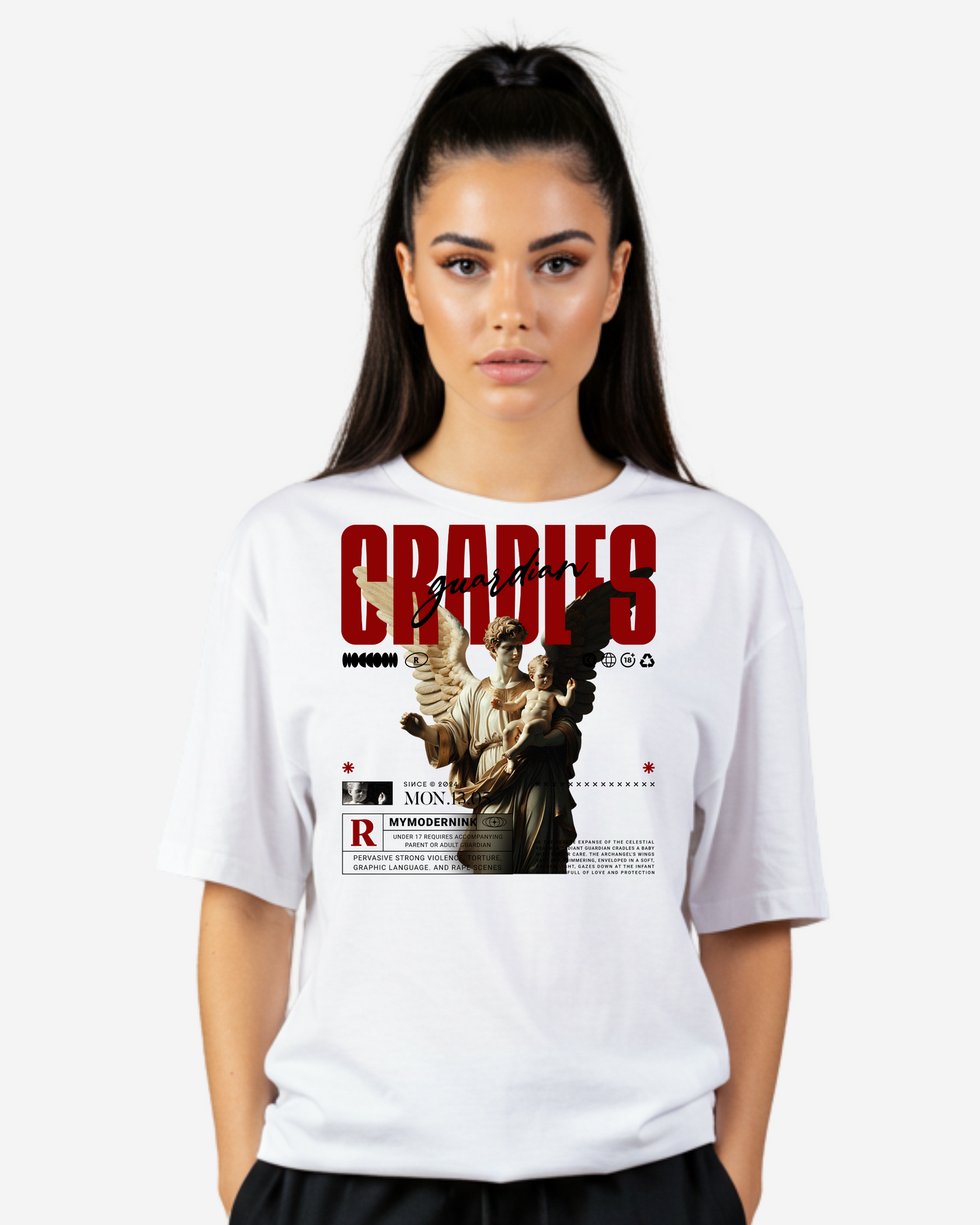 Guardian Cradles Women's Oversized T-Shirt