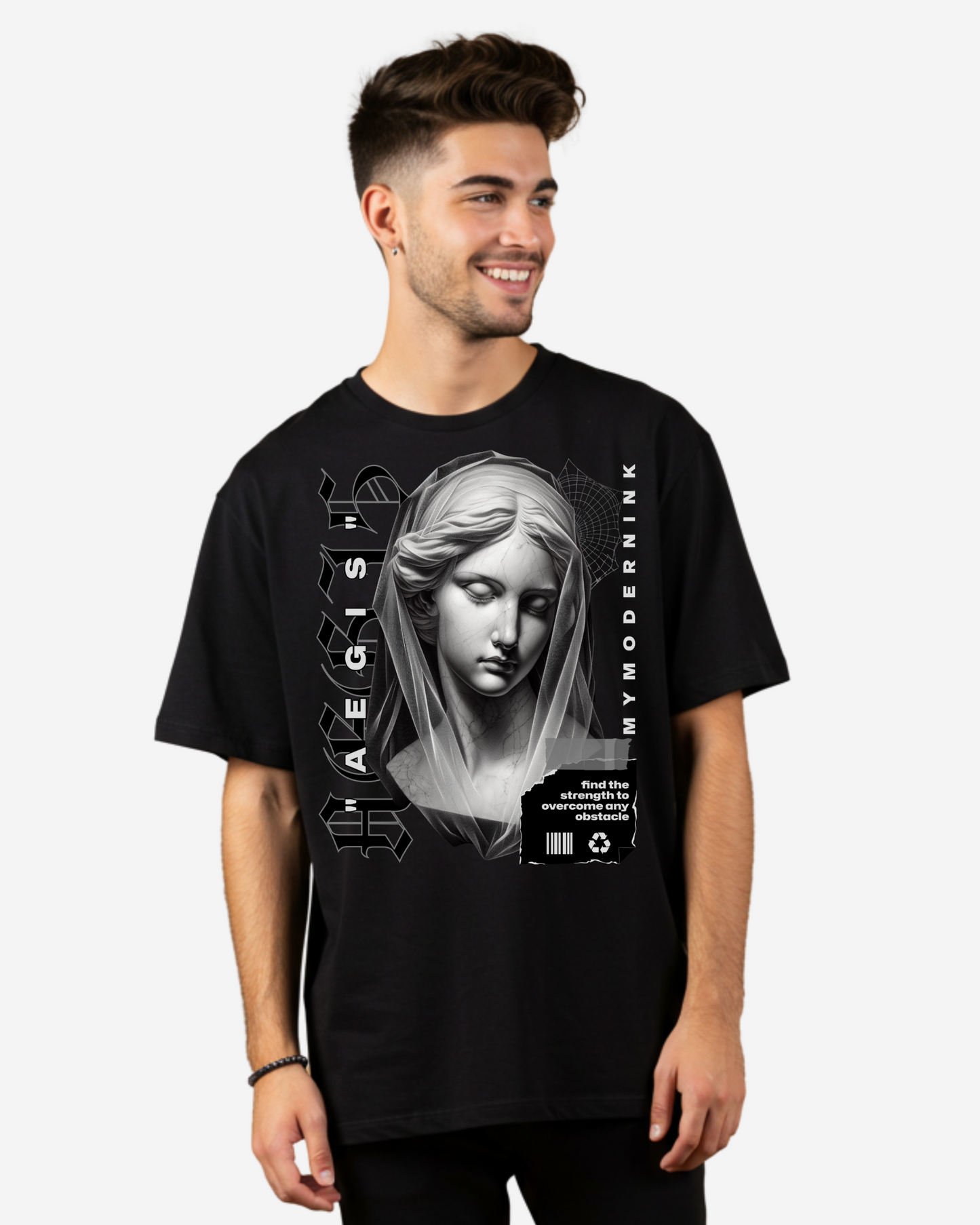 Streetwear Graphic Men's Oversized T-Shirt
