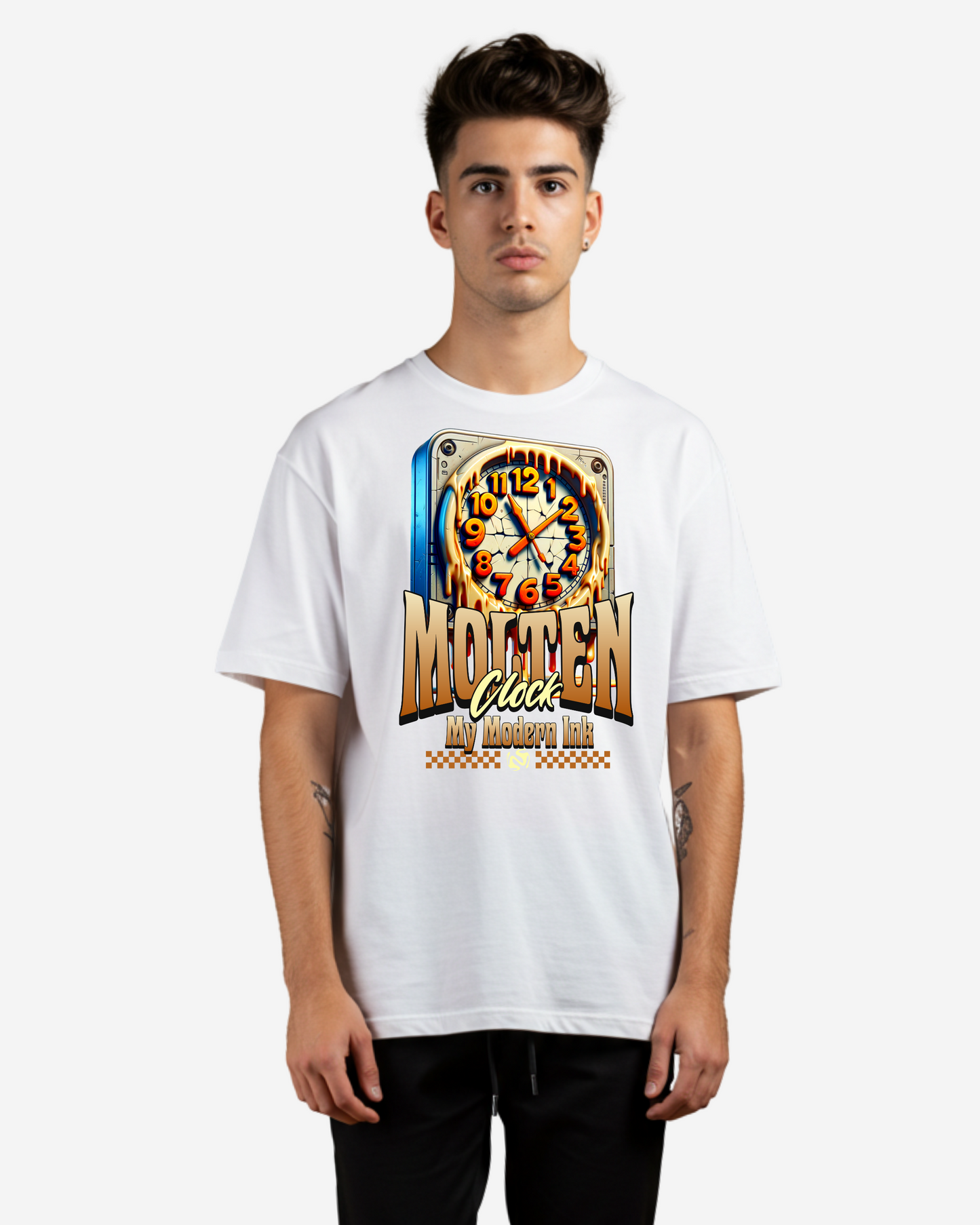 Dripping Time Men's Oversized T-Shirt
