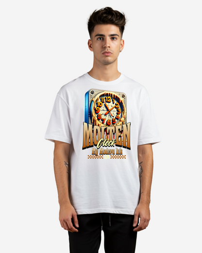 Dripping Time Men's Oversized T-Shirt